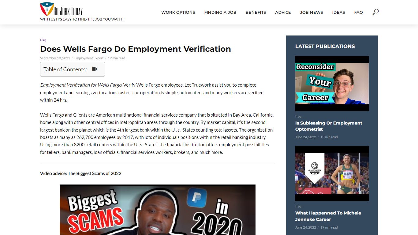 Does Wells Fargo Do Employment Verification | Bd Jobs Today