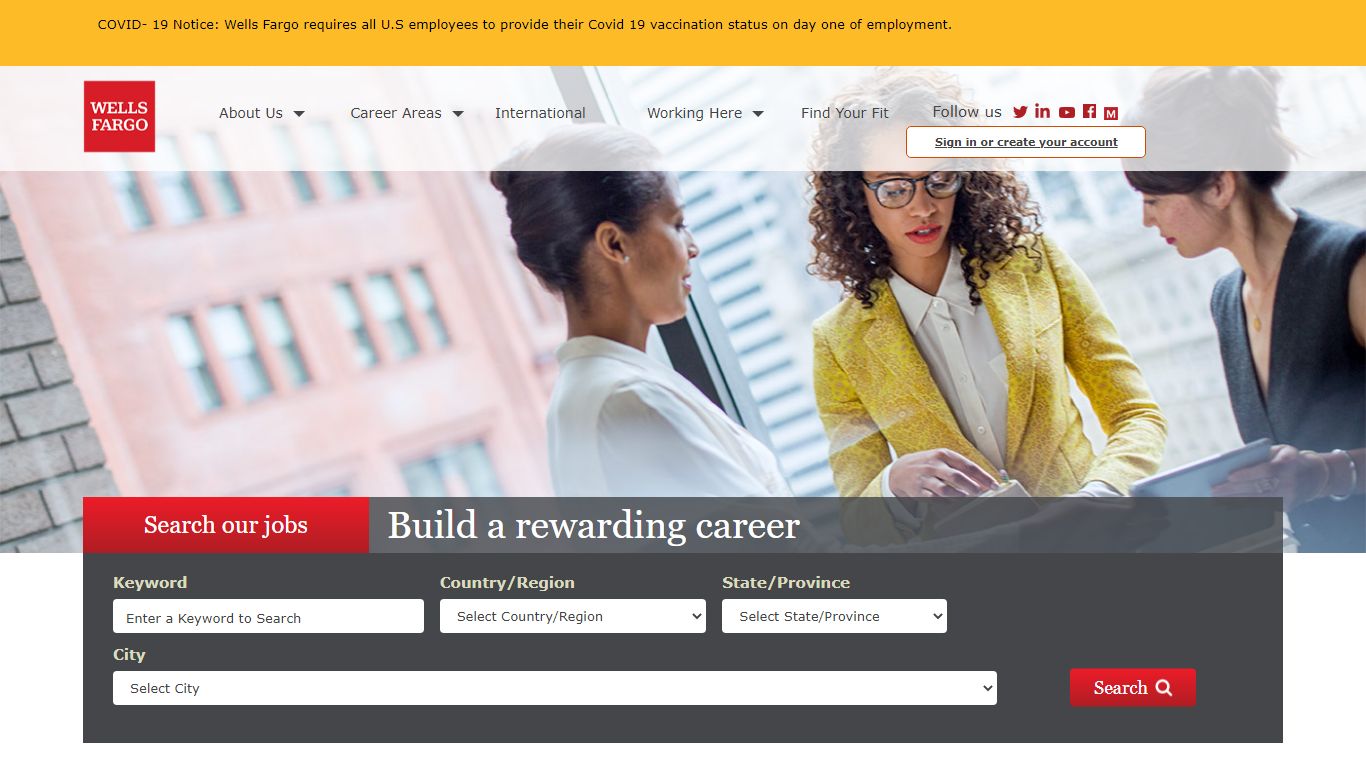 Working at Wells Fargo | Jobs and Careers at Wells Fargo
